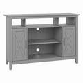 Bush Furniture Key West Tall TV Stand for 55 Inch TV in Cape Cod Gray - Bush Furniture KWV148CG-03