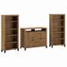 Bush Furniture Somerset Entertainment Center in Fresh Walnut - Bush Furniture SET039FW