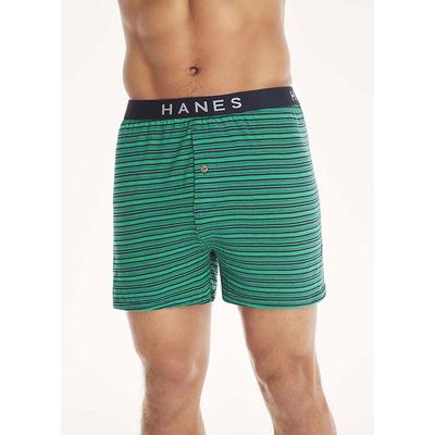 Hanes Men's Classic Knit Boxer 5-Pack (Size L) Gre...