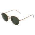 Ray-Ban RB 3582 DAVID Unisex-Sonnenbrille Vollrand Panto Metall-Gestell, gold