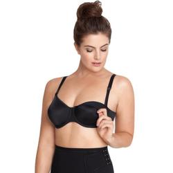 Anita Women's 5068 Seamless Underwired Nursing Bra, Black, 36F