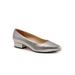 Wide Width Women's Jewel Pump by Trotters in Pewter (Size 11 W)