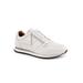 Wide Width Women's Infinity Sneaker by Trotters in White (Size 10 W)