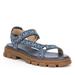 Michael Kors Shoes | Michael Kors Ridley Lug Sole Sandals | Color: Blue | Size: 9