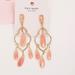 Kate Spade Jewelry | Kate Spade Lantern Gems Large Chandelier Earrings | Color: Cream/Pink | Size: Os