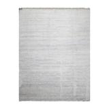 Gray/White 168 x 120 x 0.5 in Area Rug - Oriental Rug of Houston Hand-Knotted Wool & Area Rug in Ivory/Blue | 168 H x 120 W x 0.5 D in | Wayfair