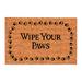 Red Barrel Studio® 30 x 18 Non-Slip Outdoor Doormat Coir in Brown | 30 H x 18 W x 0.25 D in | Wayfair 4D765206E52E4E88BB6912ADE2647D34