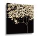 Rosdorf Park Gold Shimmer Tree Gallery Wrapped Canvas in Black/Green | 14 H x 14 W x 2 D in | Wayfair 8C15D3D8DCC24CB2A943215C28E3BDE1