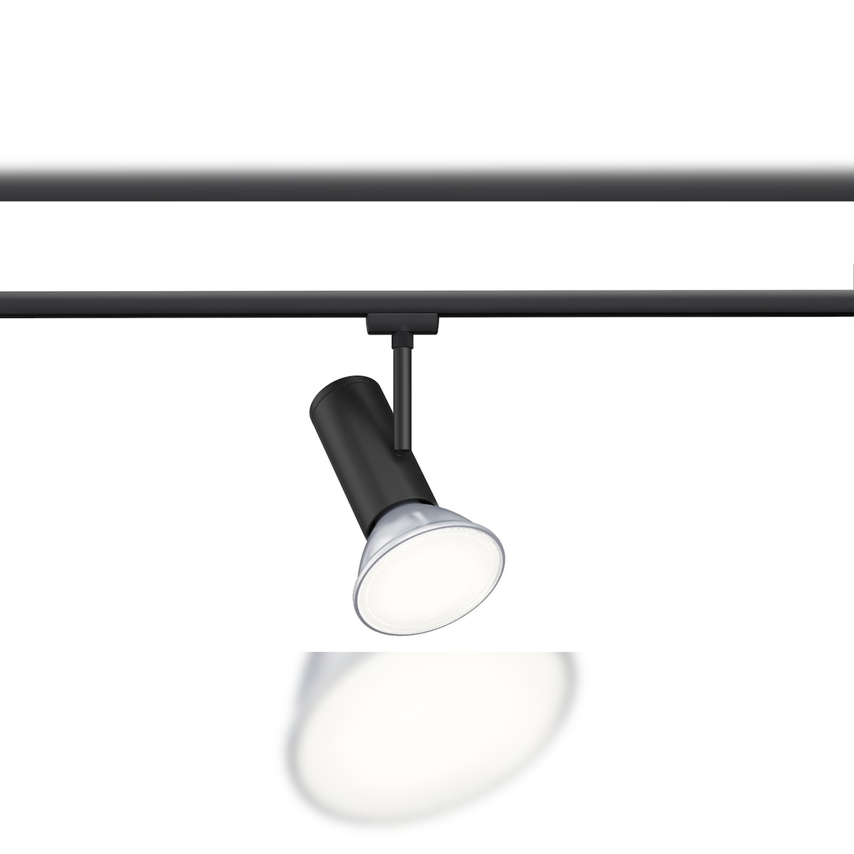 Paulmann URail Schienenspot Apol Einzelspot E27 max. 50W dimmbar 230V Schwarz 96979 Image