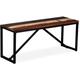 Banc 110 x 35 x 45 cm Bois de r�cup�ration massif - Vidaxl