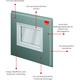 ACO Therm Block Montageplatte druckwasserdichte Montage mit hochwasserdichtem Fenster für Kunststofflichtschächte, DIN rechts, 12,5 cm,150x170 cm,60x80 cm