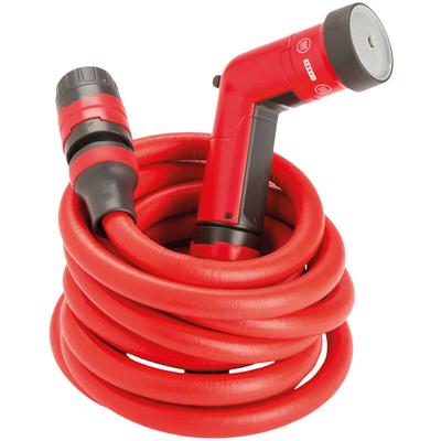 Fitt - yoyo 15 m, Flexibler Wasserschlauch für den Garten, mit Multifunktions-Pistole, Rot Image