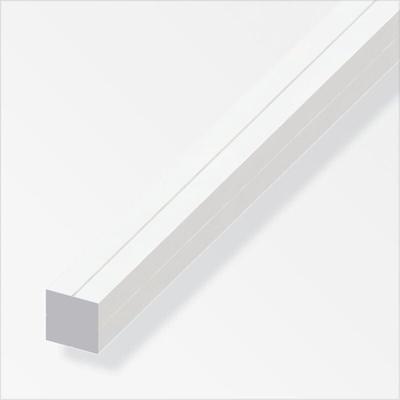 Alfer - Quadratstange 11,5 x 11,5 x 1000mm weiß Kunststoff Vierkant Stange Quadrat Image