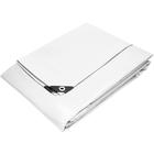 Telone Tessuto Polietilene con Occhielli 4x6 m 24m² 180g/m² Bianco Resistente alla Muffa