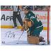 Marc-Andre Fleury Minnesota Wild Autographed 16" x 20" Team Debut in Net Photograph