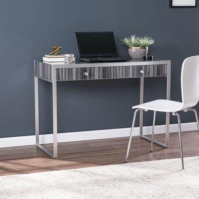 Harpsden Modern Writing Desk by SEI Furniture in Silver