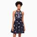 Kate Spade Dresses | Kate Spade Pom Embroidered Dress Size 10 | Color: Blue | Size: 10