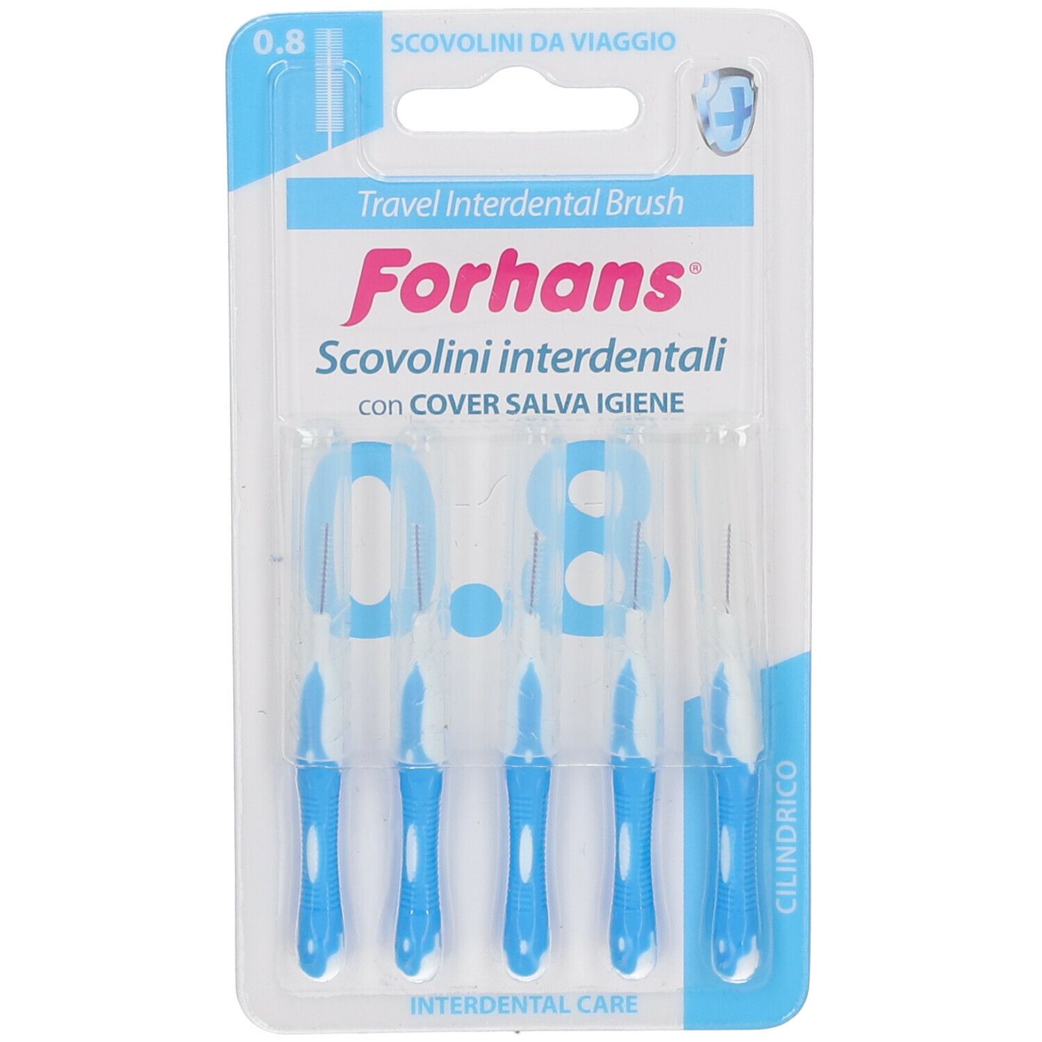 Forhans Travel Interdental Brush Scovolino 0.8 1 pz Spazzolino da dent