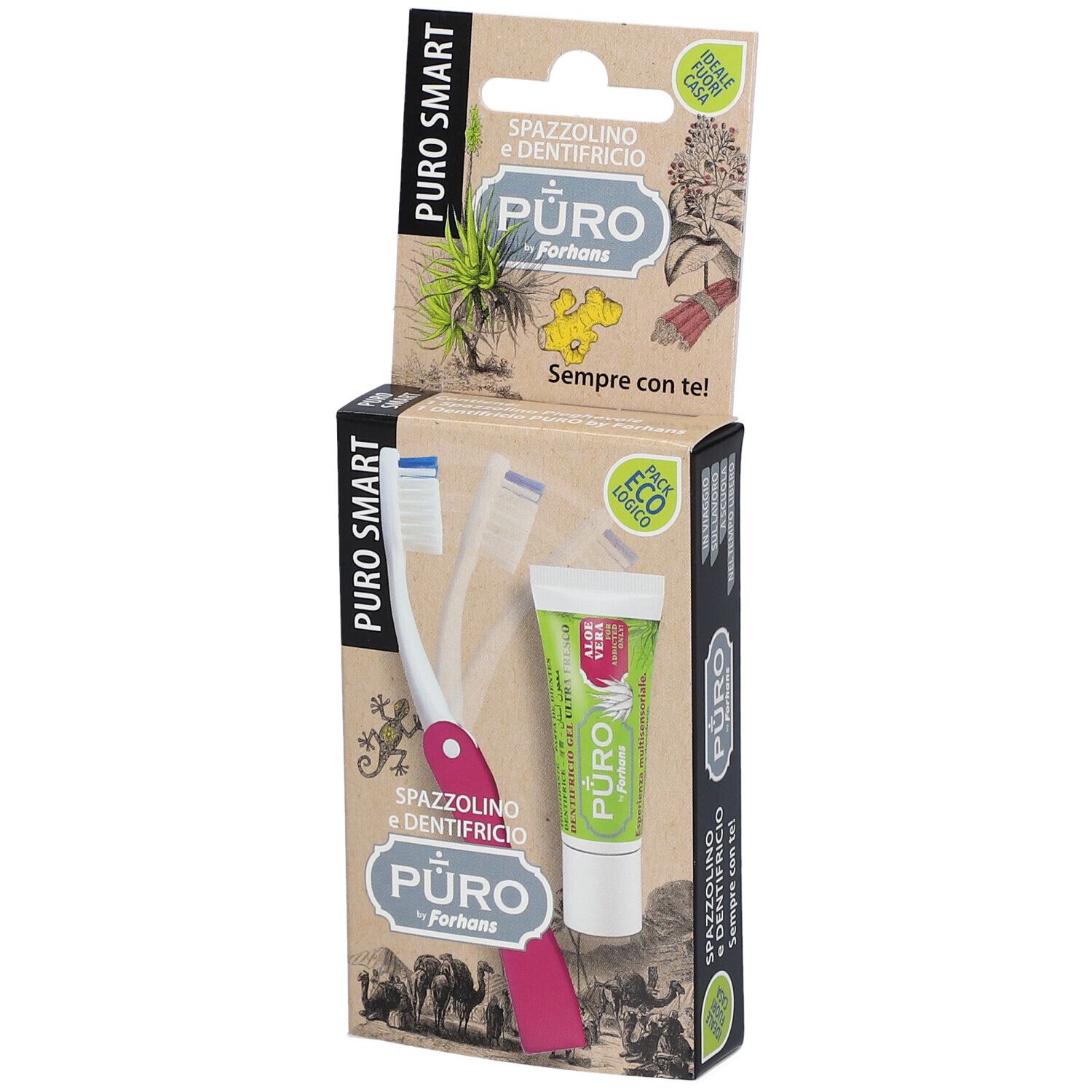 Forhans Puro Smart Kit Igiene Orale 1 pz Dentifricio