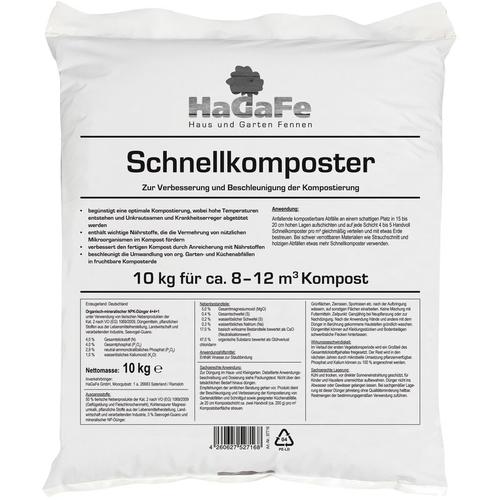 Hagafe - Schnellkomposter Kompostbeschleuniger Komposthilfe Kompost 10 kg (1 x 10 kg)