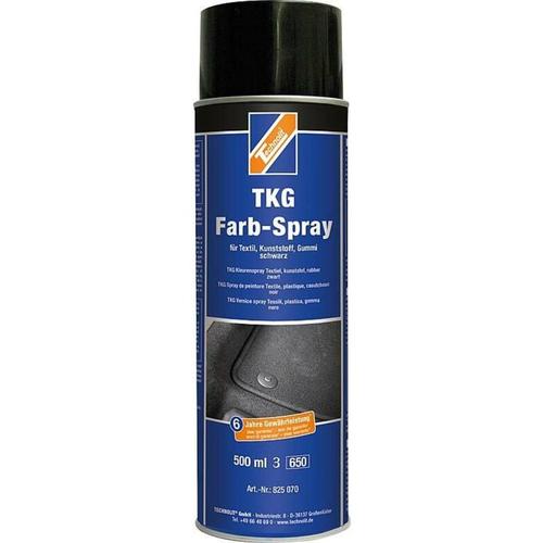 TKG-Farbspray 500 ml, für Teppich, Kunststoff, Gummi, Textil, Fußmatten - Farbe:schwarz - Technolit
