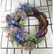 Rustic wreath, thistle wreath, sea holly wreath, wild wreath, door wreath, flower wreath, floral wreath, faux floral wreath, viburnum wreath