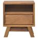 Loon Peak® Bedside Cabinet 15.7" x 11.8" x 17.7" Solid Teak Wood in Brown | 17.7 H x 11.8 W x 15.7 D in | Wayfair D7F70E18B0664C49A232BFF6F124232E