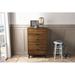 Wade Logan® Alleena 5 Drawer 26.38" W Chest Wood in Brown | 42.5 H x 26.38 W x 15.75 D in | Wayfair 1CDE5AAB906C42ECB104DADB621ED0D1