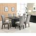 Red Barrel Studio® 2 - Person Dining Set Wood/Upholstered in Black/Brown | 30 H x 42 W x 66 D in | Wayfair E05C3EEB23E6490CB5E1796E4C6F3161