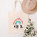 East Urban Home Personalized Canvas Picnic Tote Bag Service for 1 Cotton Canvas | 15.75 H x 15 W x 2.75 D in | Wayfair