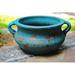 Dakota Fields Terracotta Pot Planter Clay & Terracotta in Blue | 5 H x 11 W x 8.75 D in | Wayfair 078590A537D94CA19F38BDC88A367F36