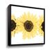 Gracie Oaks Sunflowers In A Row I Gallery Wrapped Canvas in Brown/Yellow | 14 H x 14 W x 2 D in | Wayfair 6D75829703CE4B5D946A0FE9124342CB