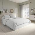 Housse de couette Coton Gris Perle 240x260 cm - DODO