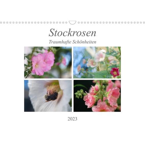 Stockrosen - Traumhafte Schönheiten (Wandkalender 2023 DIN A3 quer)