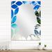 Designart 'Tropical Beach with Palm Shadows' Sea & Shore Printed Wall Mirror