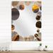 Designart 'Long Wooden Stairs into the Sea' Sea & Shore Printed Wall Mirror