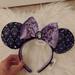 Disney Accessories | Firm! Nwt Disney Parks X Her Universe Haunted Mansion Minnie Mouse Ear Headban | Color: Black/Purple | Size: Os