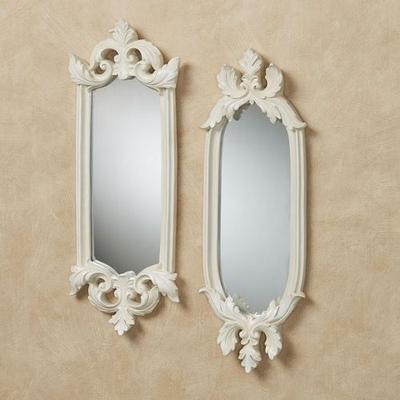 Felissia Accent Wall Mirrors Antique White Set of ...