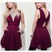 Free People Dresses | Free People Lovely In Lace Fit & Flare Dress Sz Xs | Color: Red | Size: Xs