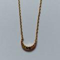 Madewell Jewelry | Madewell Dainty Cresent Moon Necklace | Color: Gold | Size: 15 1/2"-18 1/2 "