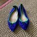 J. Crew Shoes | J.Crew Orsay Purple And Turquoise Suede Ballet Flats | Color: Blue/Purple | Size: 10