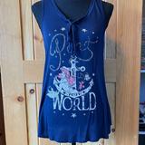 Disney Tops | Disney The Little Mermaid Tank Top - Women | Color: Blue | Size: S | Color: Blue/Tan | Size: S