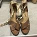 Free People Shoes | Free People Brown And Snake Skin Tie Up Heeled Sandals | Color: Brown/Tan | Size: 41