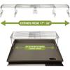 Adjustable Griddle Warming Rack for Light Cooking, Warming, and Toasting - Cuisinart CAWR-036