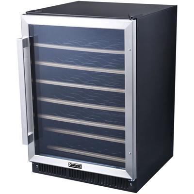 47-Bottle Built-In Wine Cooler in Stainless Steel - Galanz GLW57MS2B16