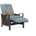 Ventura Outdoor Luxury Recliner in Ocean Blue - Hanover VENTURAREC-BLU