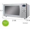 1.6-Cu. Ft. 1250W Built-In / Countertop Cyclonic Wave Microwave Oven with Inverter Technology in Stainless Steel - Panasonic NN-SD775S