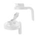 Jarware Spout Mason Specialty Food Storage Plastic in White | 5.31 H x 4.92 W x 3.74 D in | Wayfair 82690