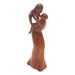 Loon Peak® Basak Mothers True Love Statuette Wood in Brown/Gray | 11.75 H x 3.5 W x 2.8 D in | Wayfair C5B52AF04C8D4EAFA64D8B05DCC8EAC6