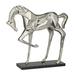 Novogratz Cole & Grey Contemporary Aluminum Horse Sculpture Metal in Gray/Black | 18.45 H x 19.15 W x 5.15 D in | Wayfair 012174